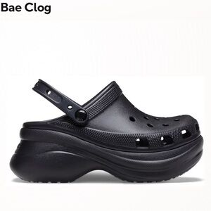 Black Bae Crocs 10W.